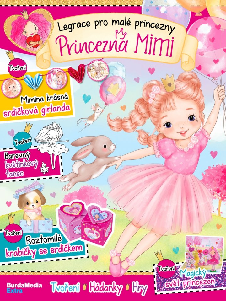 titulní strana časopisu Princezna Mimi a jeho předplatné