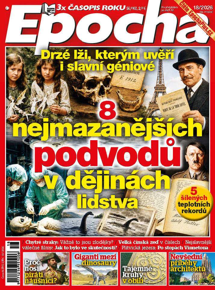 titulní strana časopisu EPOCHA a jeho předplatné