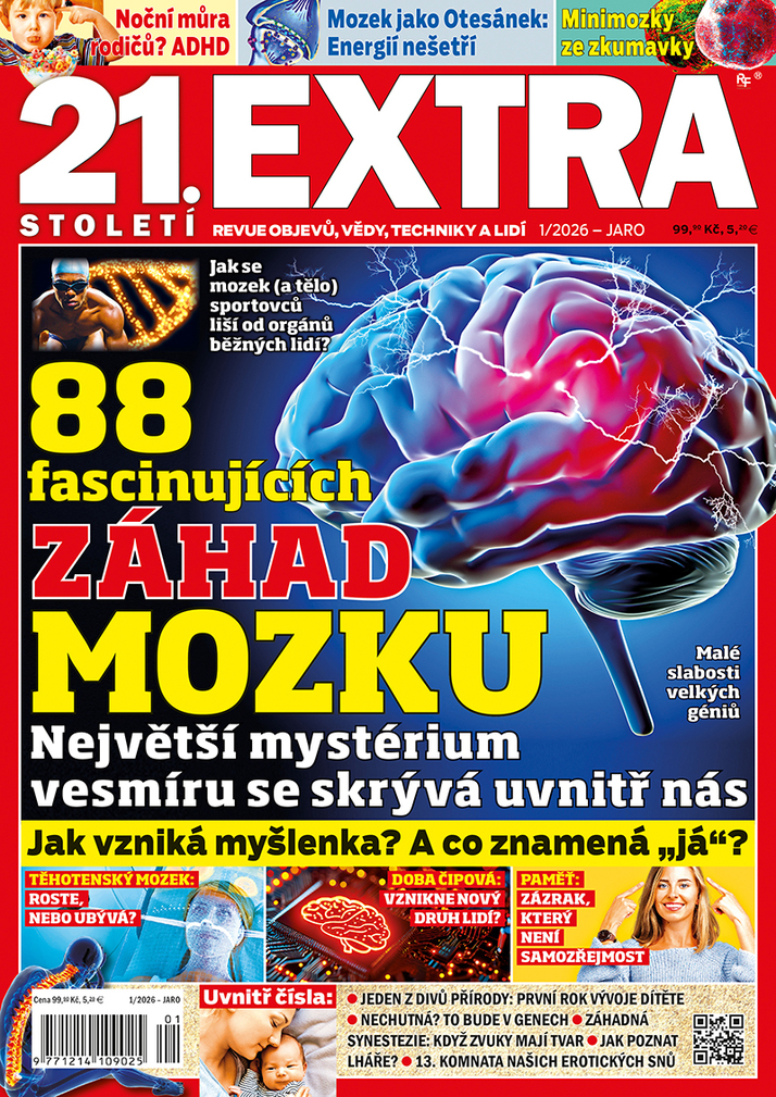 titulní strana časopisu 21. století EXTRA a jeho předplatné