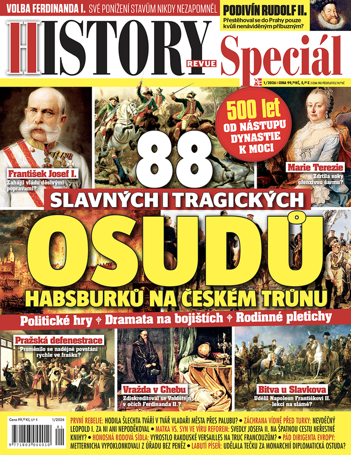 titulní strana časopisu History Speciál a jeho předplatné