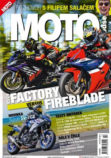 titulní strana časopisu Motohouse a jeho předplatné