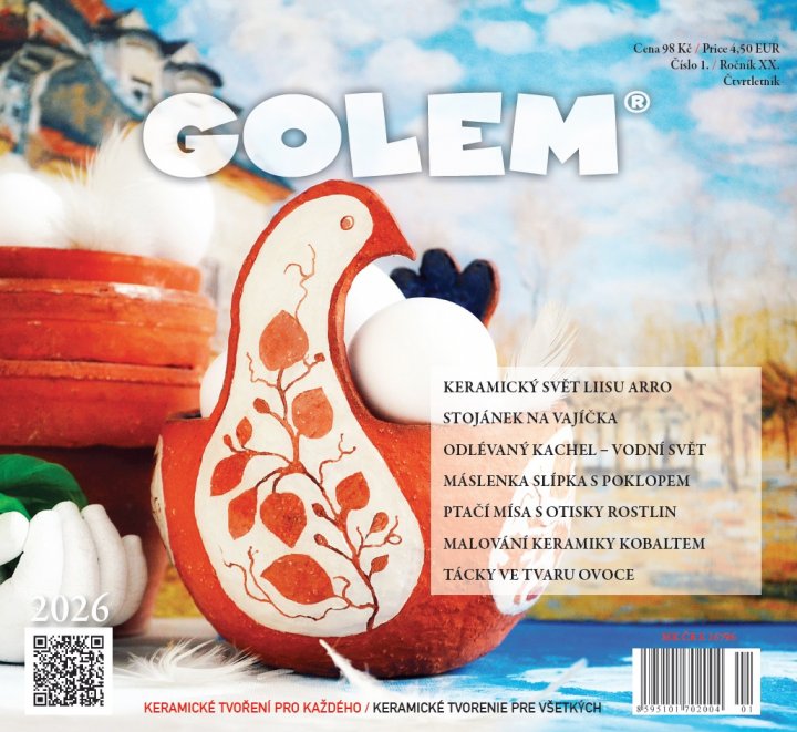 titulní strana časopisu Golem a jeho předplatné