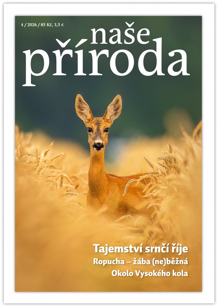 titulní strana časopisu Naše příroda a jeho předplatné