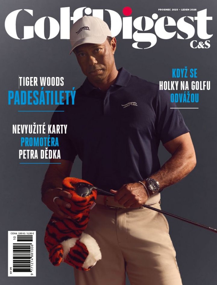 titulní strana časopisu Golf Digest a jeho předplatné