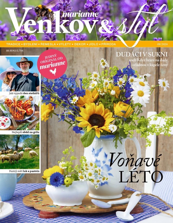 titulní strana časopisu Marianne Venkov & styl a jeho předplatné