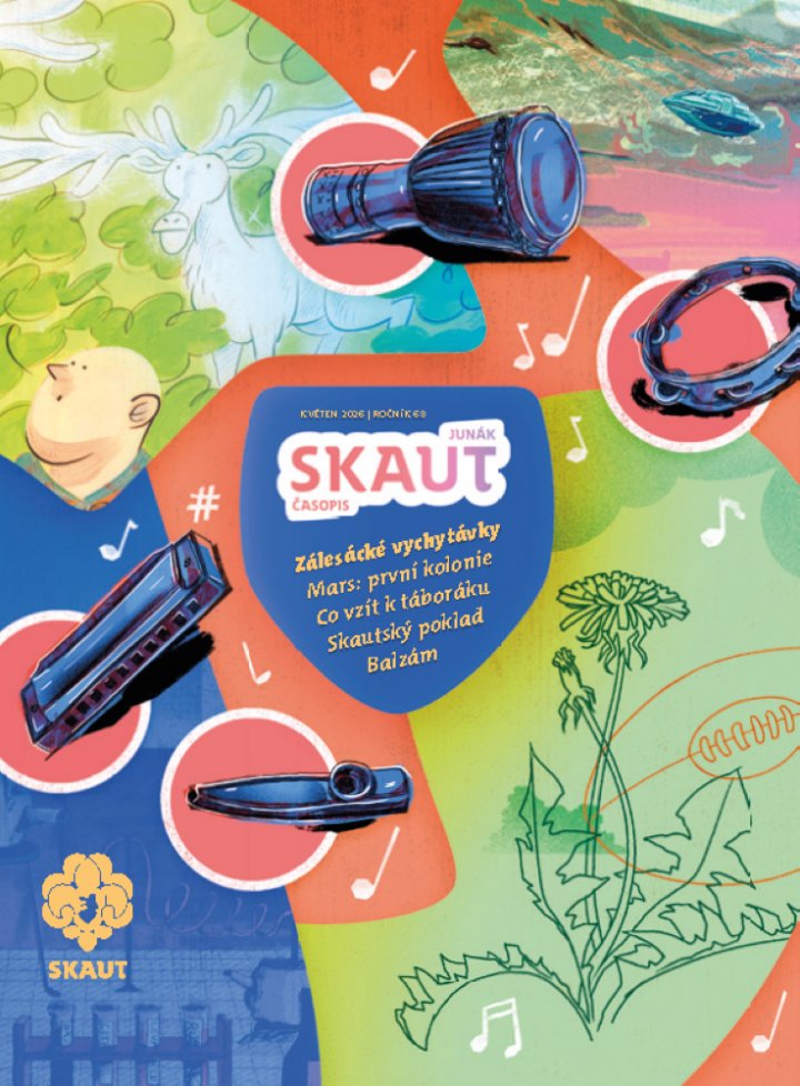 titulní strana časopisu Skaut a jeho předplatné