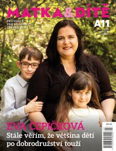 obálka časopisu Matka a dítě
