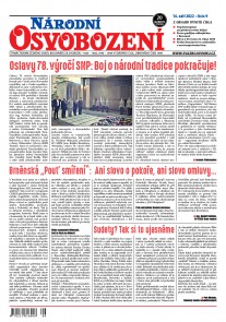 obálka časopisu Národní osvobození