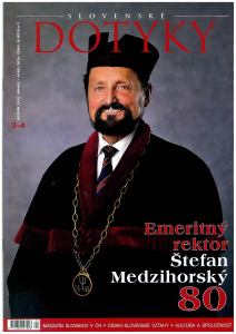 obálka časopisu Slovenské dotyky