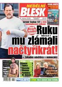 obálka časopisu NEDĚLNÍ BLESK
