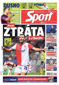 obálka časopisu Sport