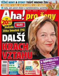 obálka časopisu Aha! pro ženy