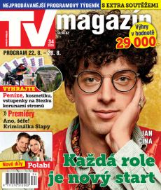 obálka časopisu TV magazín