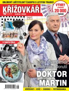 obálka časopisu Křížovkář TV magazín