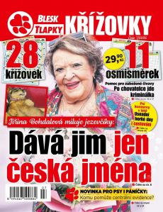 obálka časopisu BLESK TLAPKY KŘÍŽOVKY