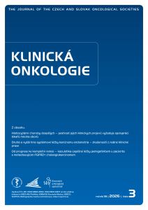 obálka časopisu Klinická onkologie 