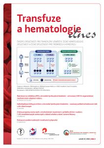 obálka časopisu Transfuze a hematologie dnes 