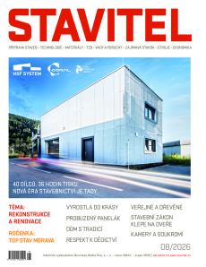 obálka časopisu Stavitel