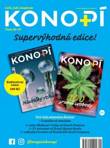 obálka časopisu Konopí TRIPACK 