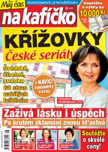 obálka časopisu Křížovky České seriály - Můj čas na kafíčko
