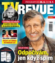 obálka časopisu TV revue