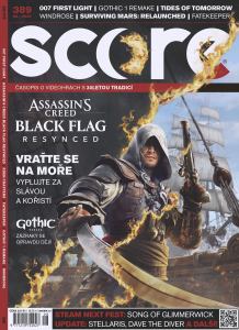 obálka časopisu Score