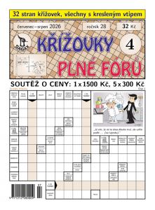 obálka časopisu Křížovky plné fórů