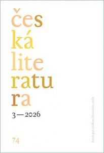 obálka časopisu Česká literatura