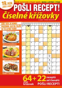 obálka časopisu Pošli recept číselné křížovky