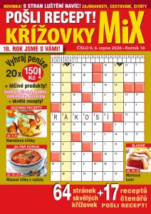 obálka časopisu Pošli recept MIX křížovek
