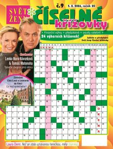 obálka časopisu Svět ženy číselné křížovky