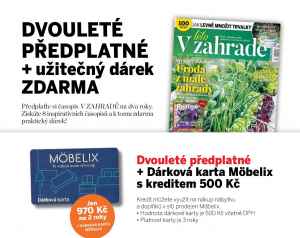 dárek k předplatnému časopisu HOME